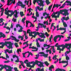 FS1133 Pink Leopard Spandex Stretch Fabric