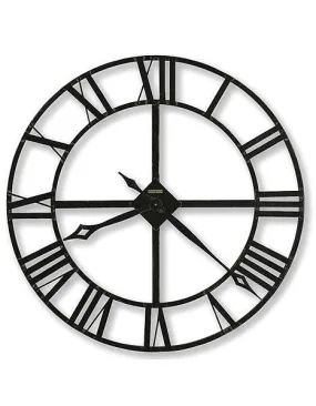 Howard Miller Lacy Wall Clock - Wrought Iron Design - 32 Inch Diameter