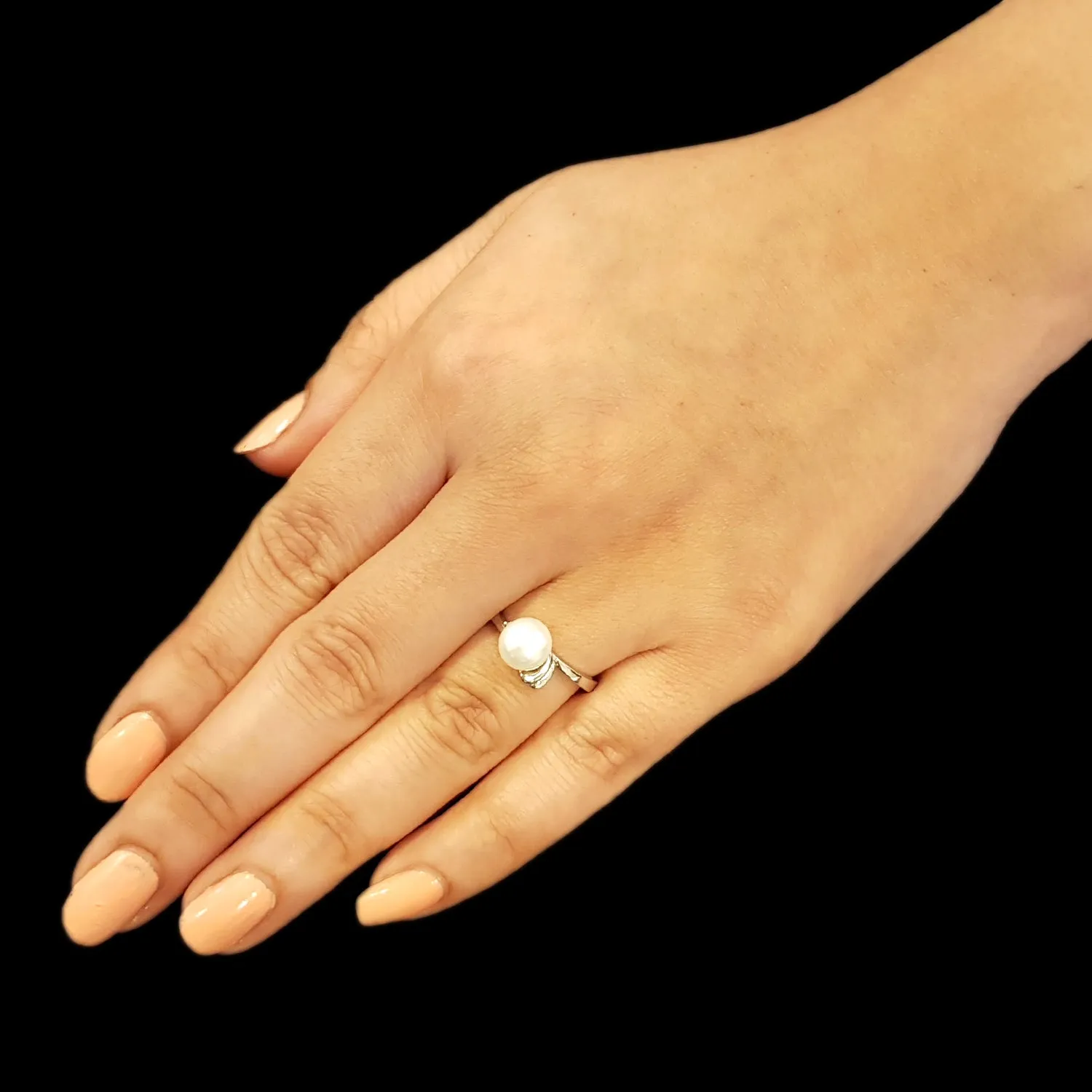 Imeora Real Pearl Adjustable Ring