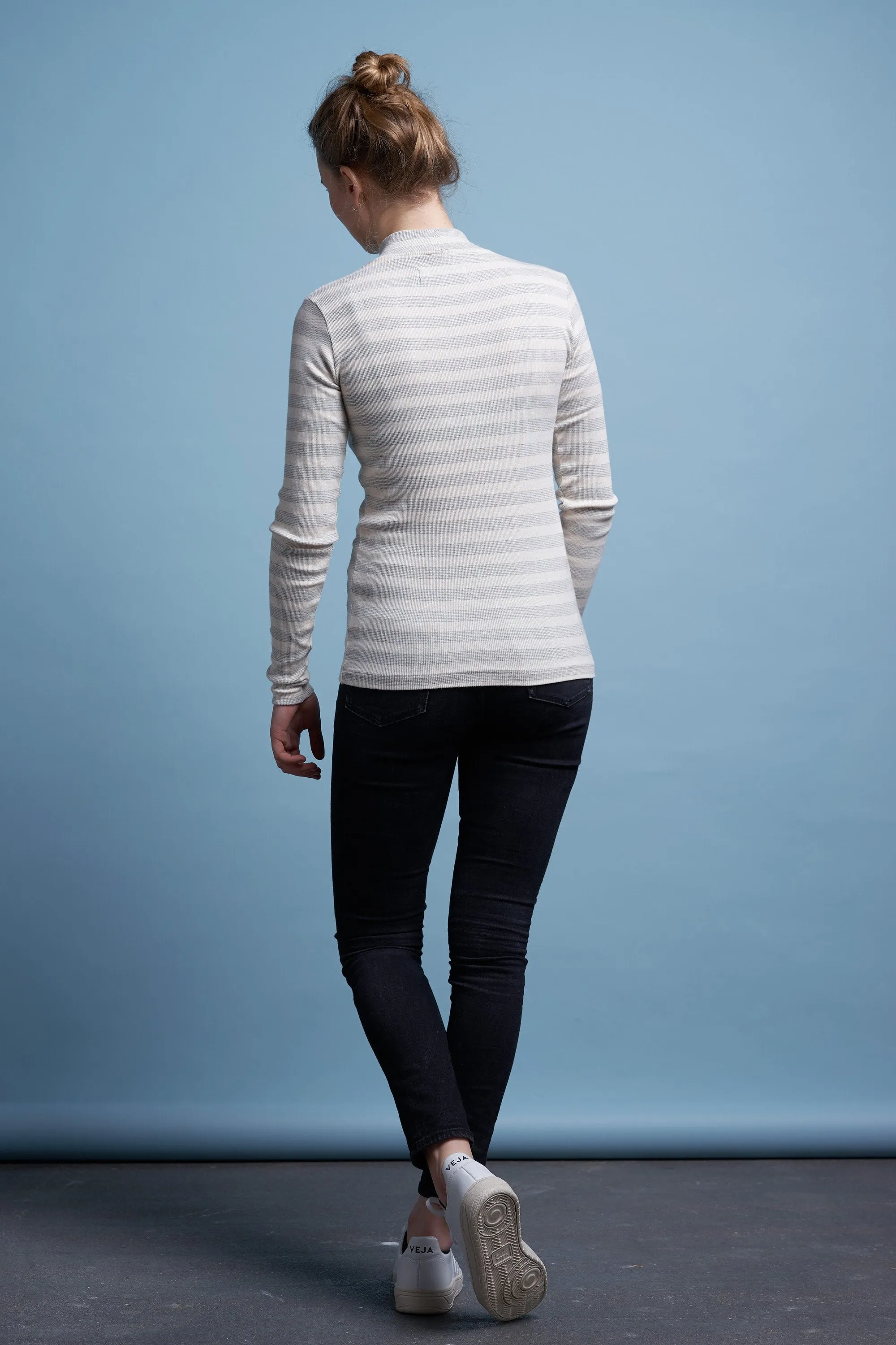 jacobina top stripe rib