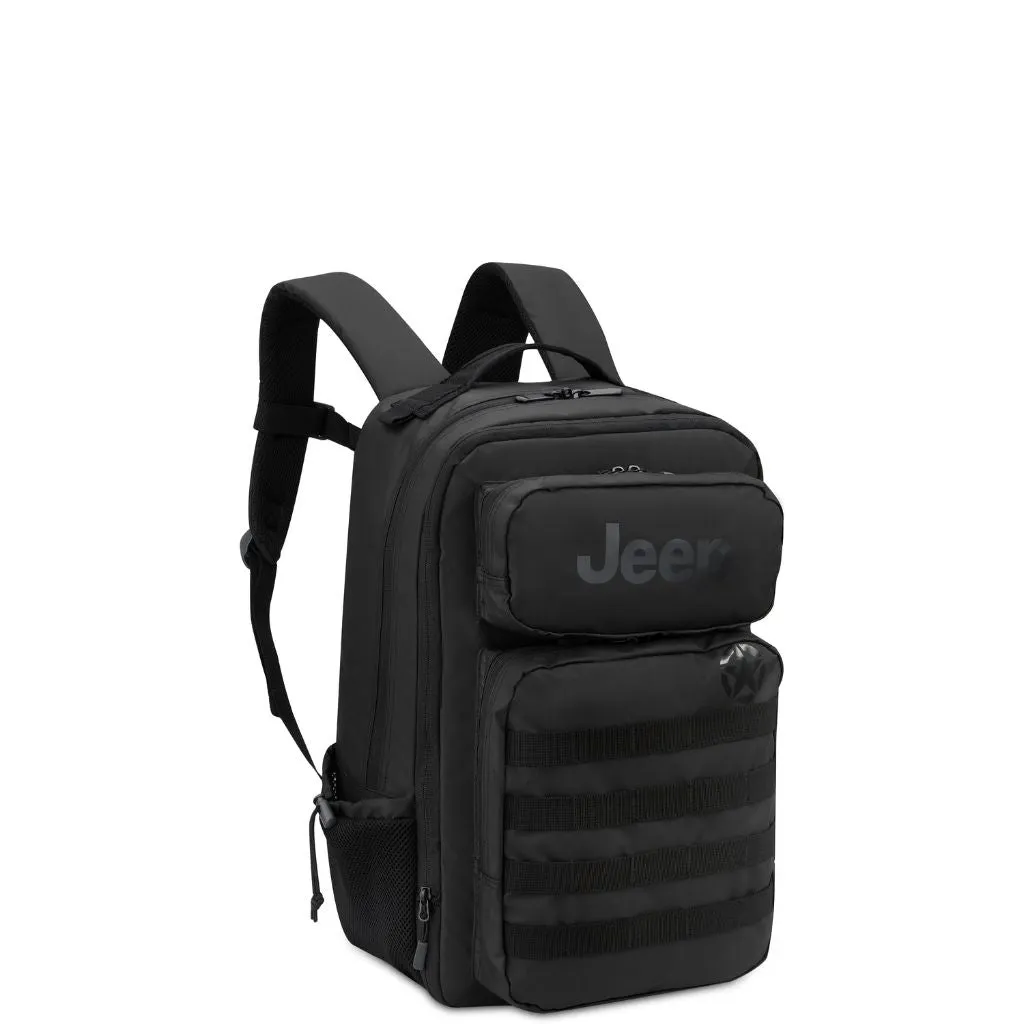 Jeep Tactical Multi Pocket 15" Backpack - Black