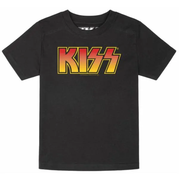 KISS Kids T-Shirt - Orange Gradient Logo