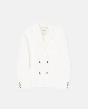 Laane - Cinched-Waist Blazer - Off White