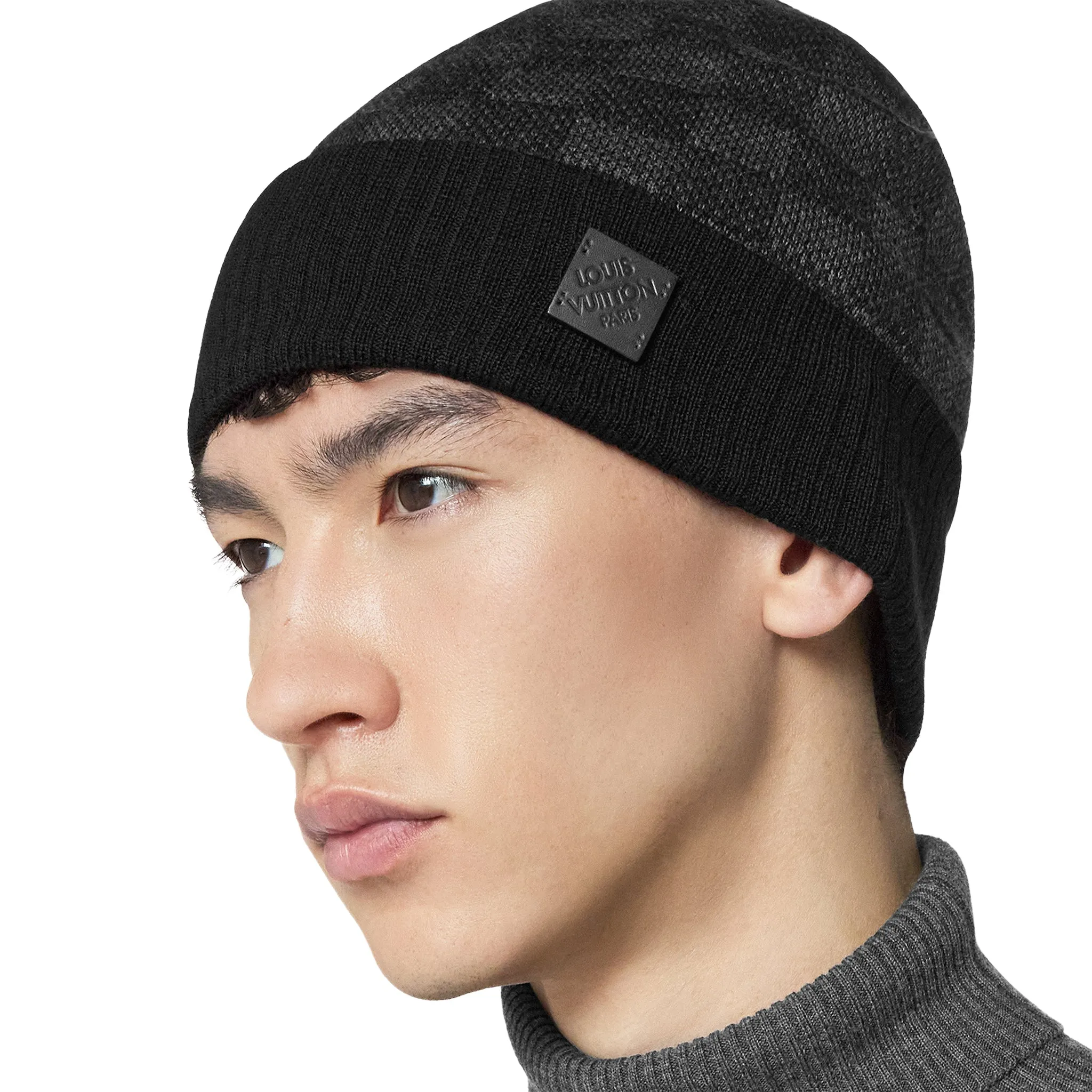 Louis Vuitton Néo Petit Damier Anthracite Beanie & Scarf