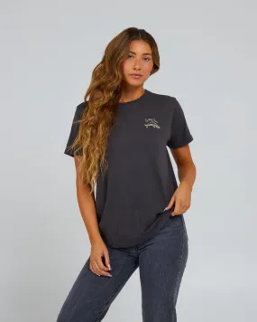 Love Bite Charcoal Boyfriend Tee