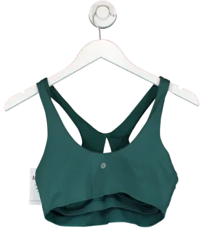 Lululemon Green Key Hole Sports Bra UK M