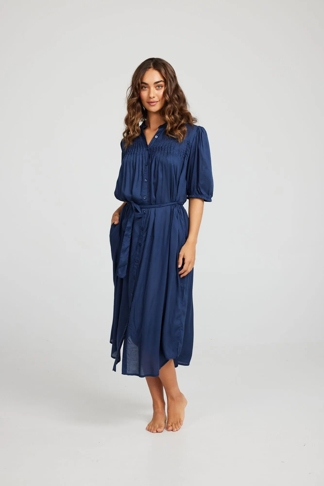 Maya Dress (Navy)