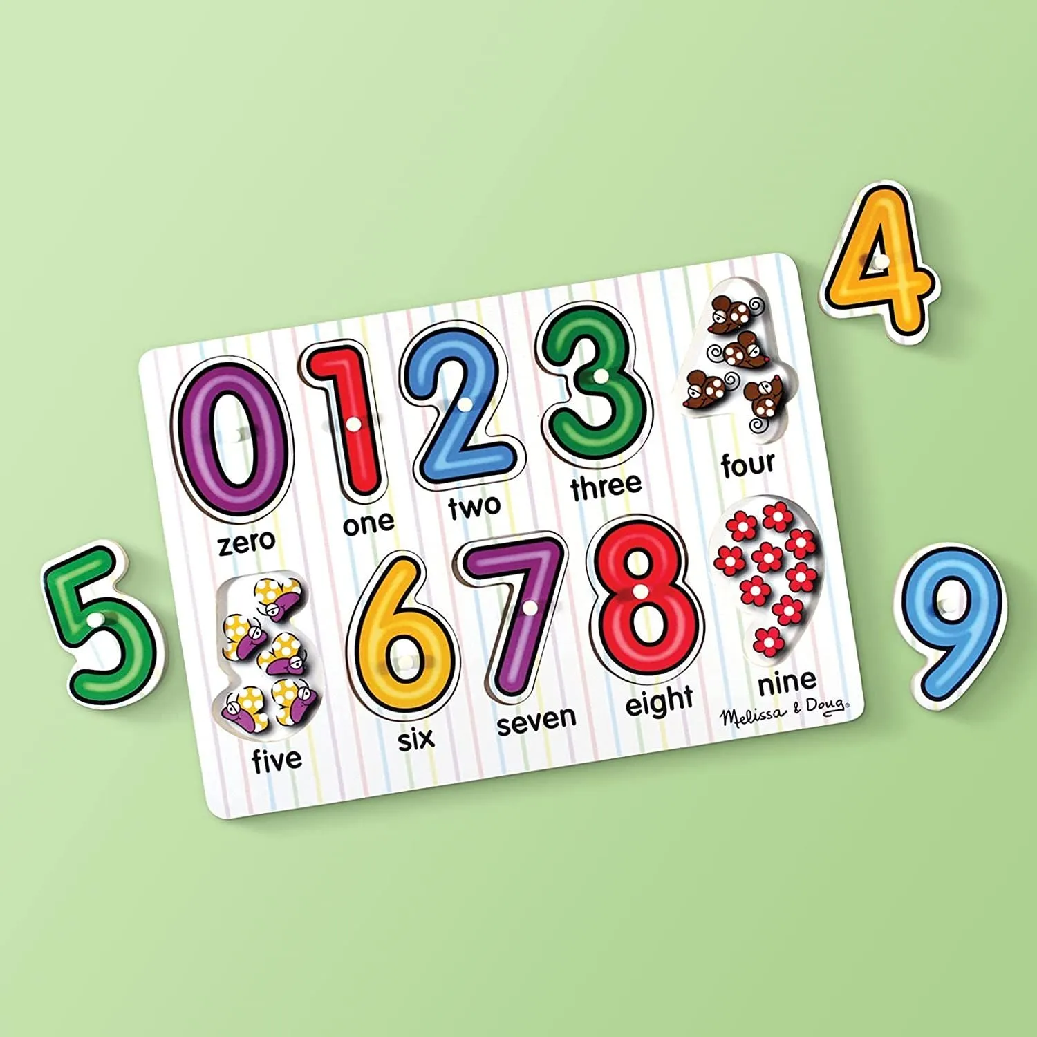 Melissa & Doug - Numbers Peg Puzzle