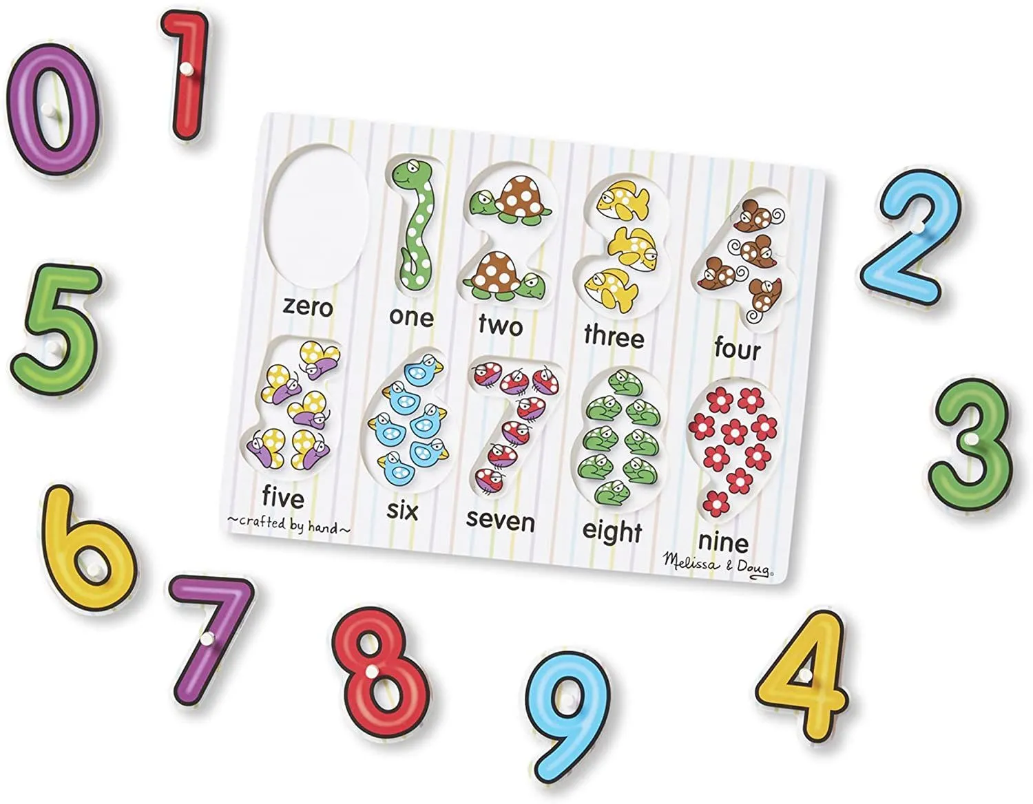 Melissa & Doug - Numbers Peg Puzzle