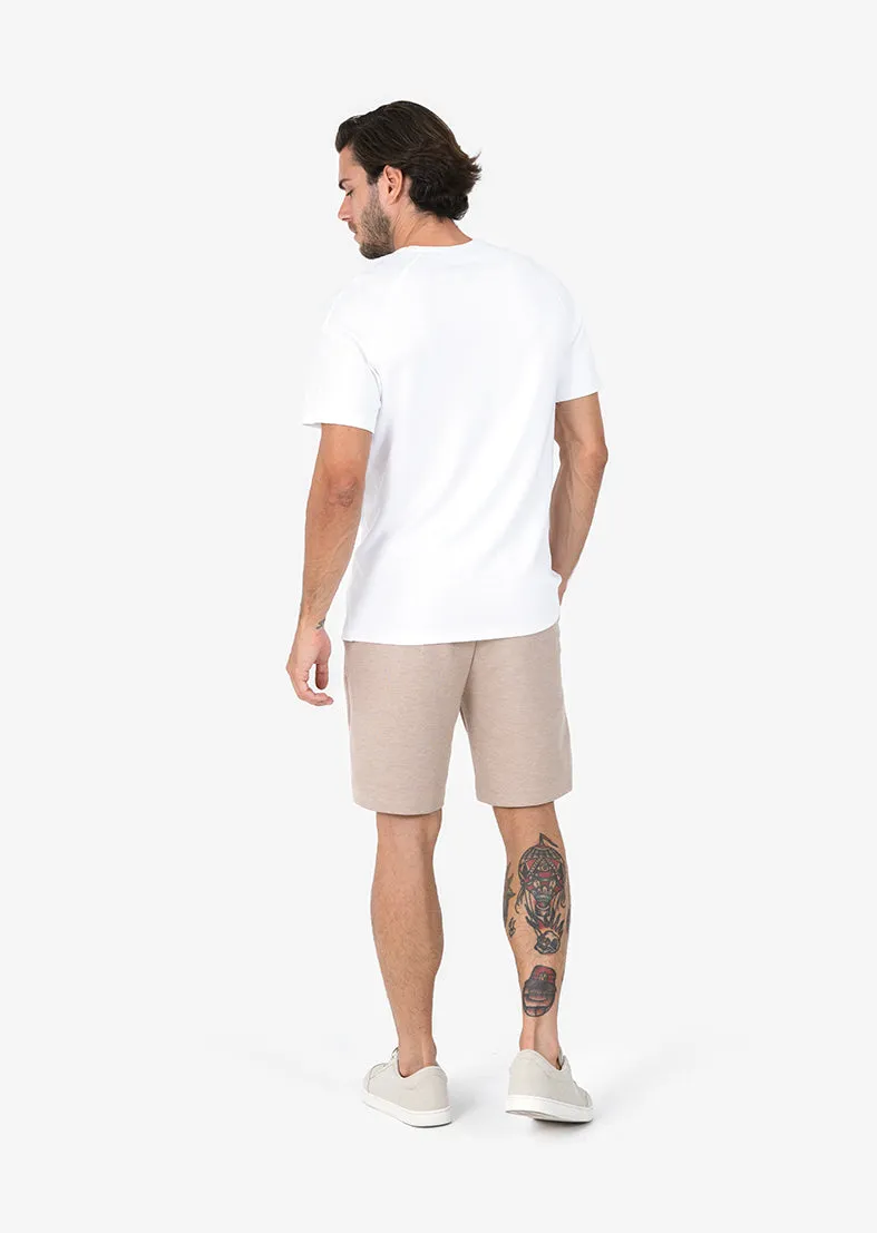 Mens All Around Lounge Tee White