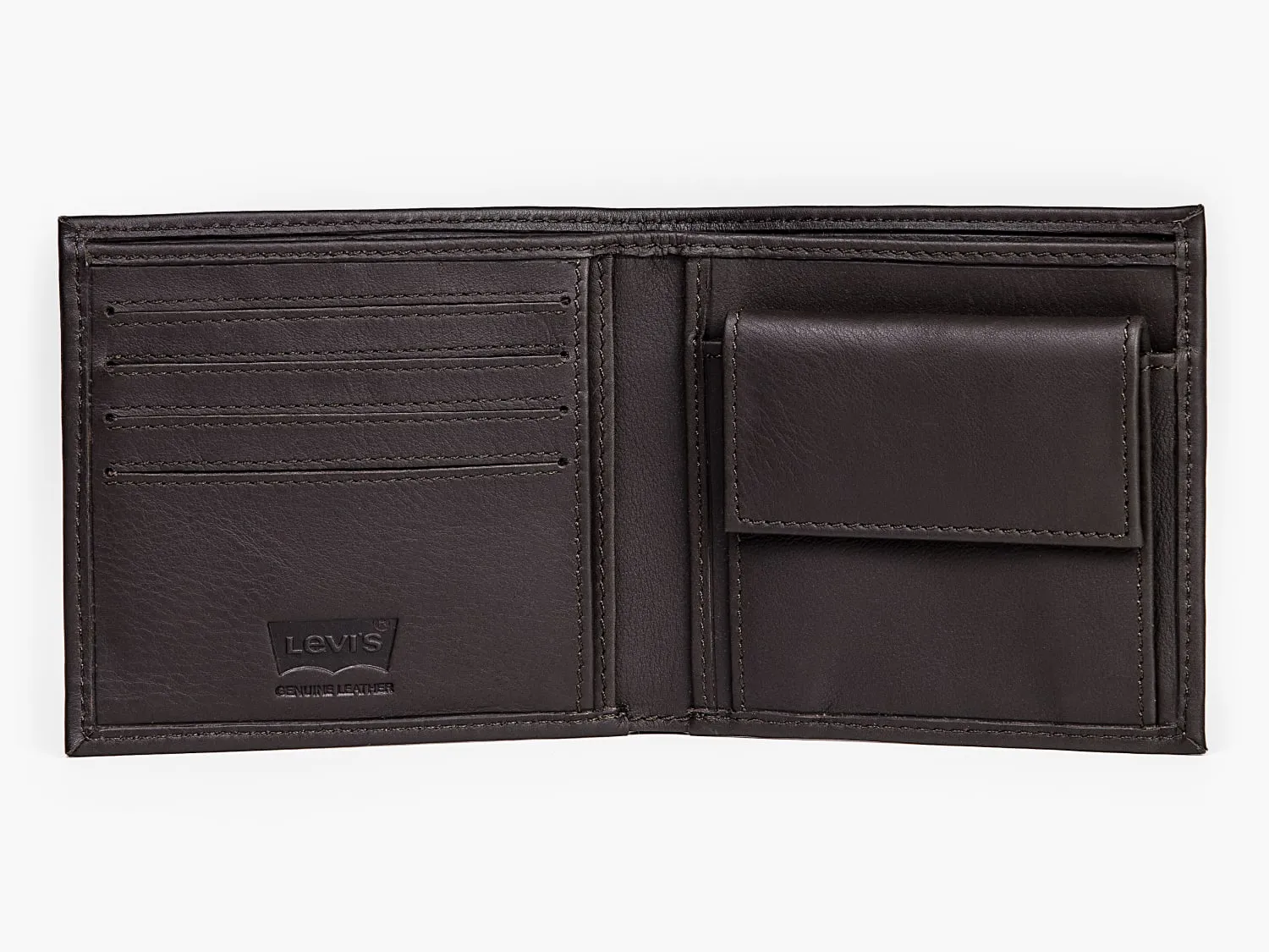 Mens Levi's 'Two Horse' Bifold Coin Wallet