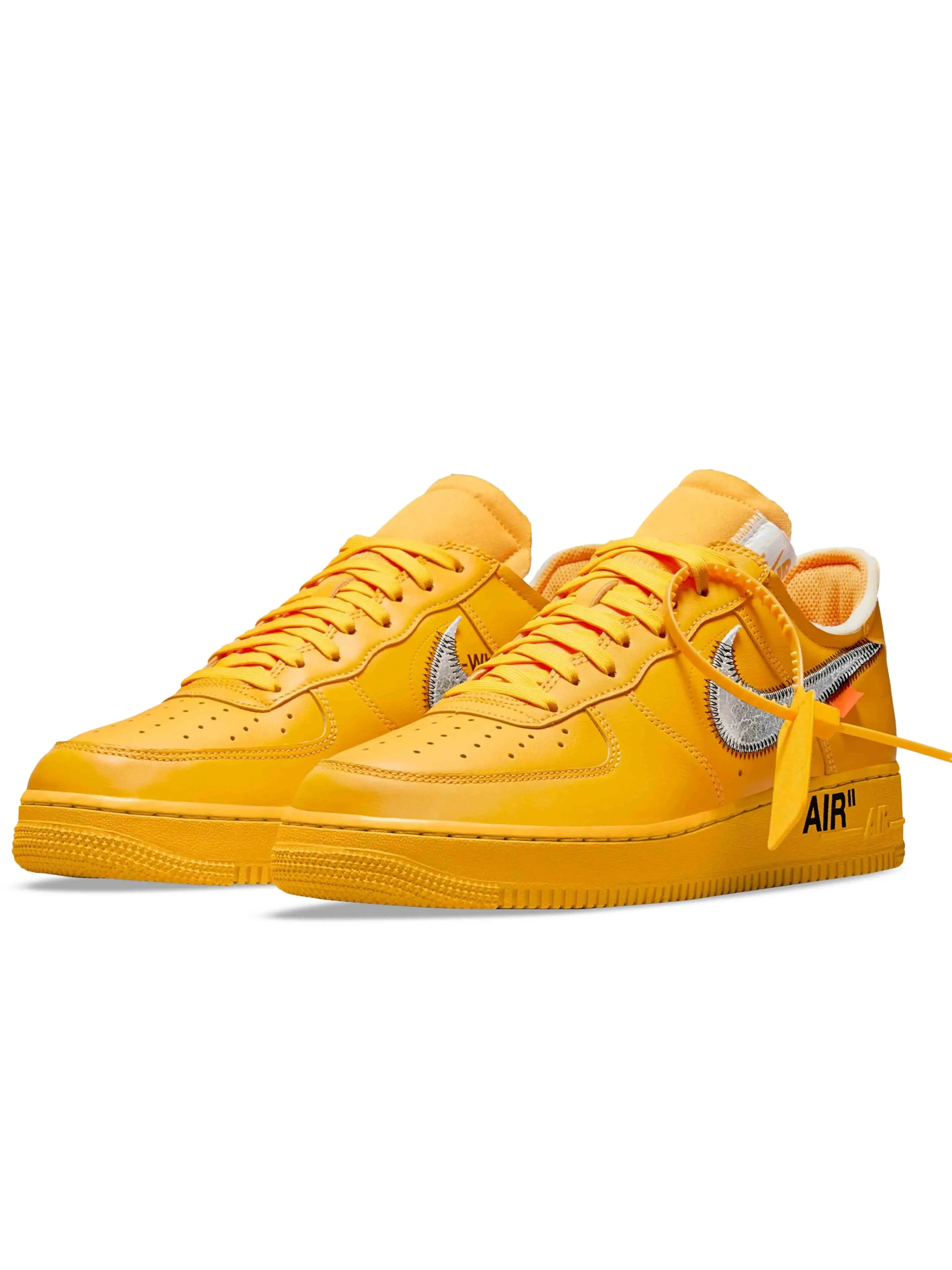 Nike X Off-White Air Force 1 Low ICA University Gold [2021]