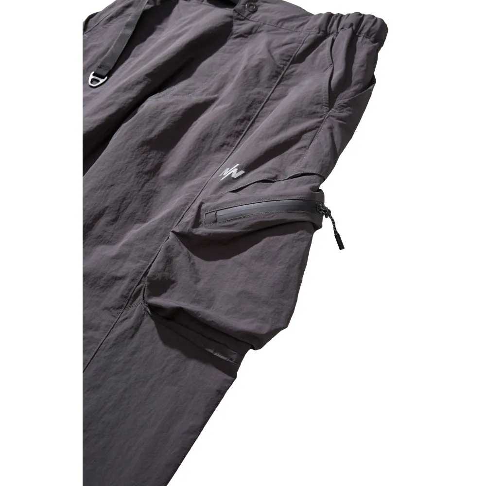 NINE POINT NINE MESH BREATHE MULTI POCKET PANTS-STONE