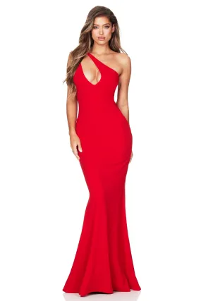 Nookie Lexi One Shoulder Gown - Fire