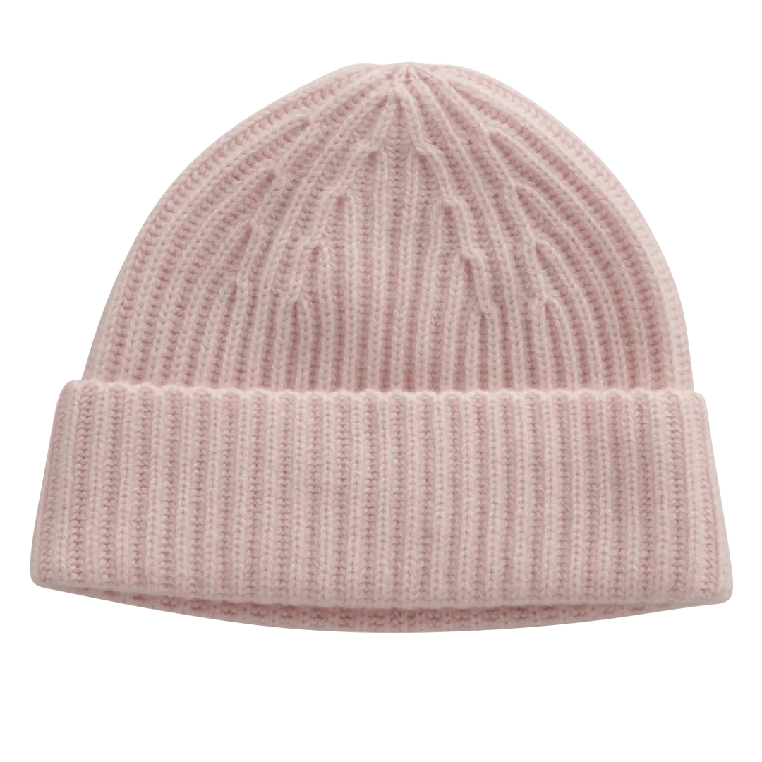 Pink Cashmere Martigny Beanie