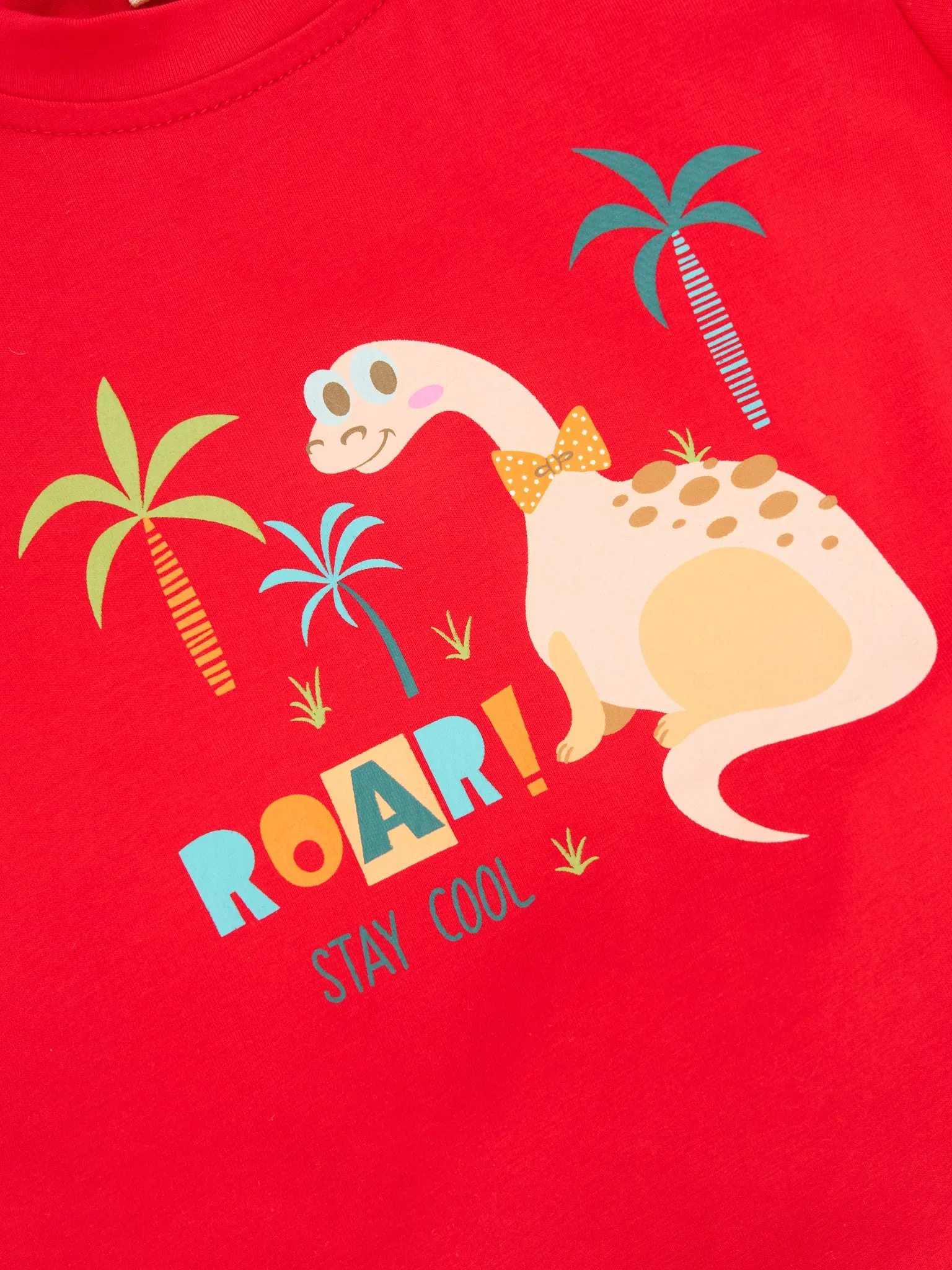 "ROAR!" Red Dinosaur Outfit