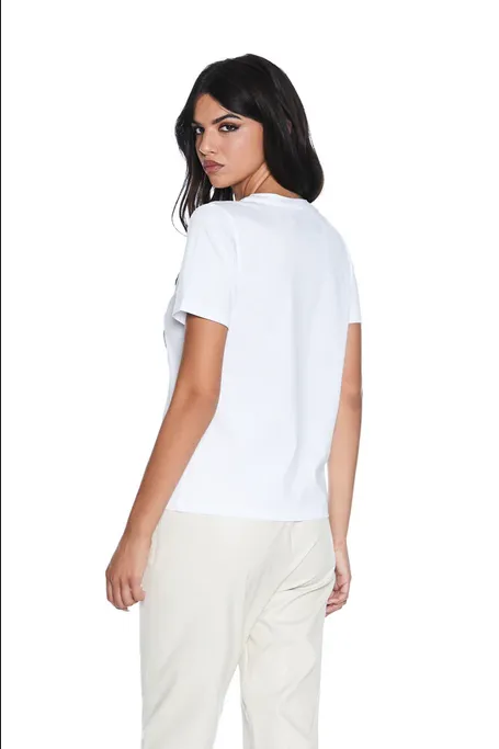 Relish Aimer RDP2201033004w white women's short sleeve t-shirt