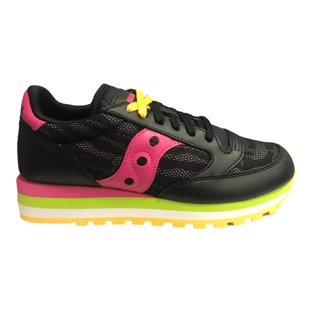 Saucony Original women's sneakers Jazz Triple S60640-2 black-pink