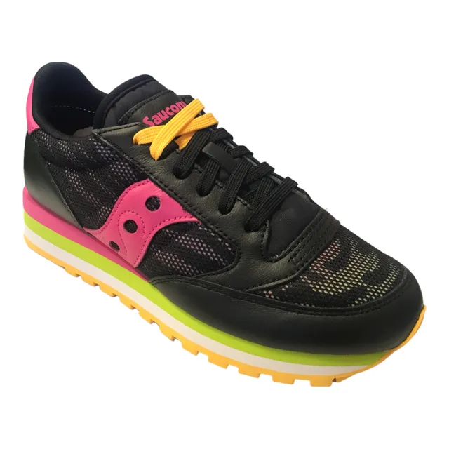 Saucony Original women's sneakers Jazz Triple S60640-2 black-pink