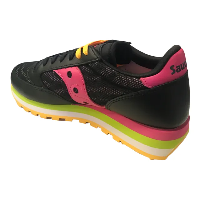 Saucony Original women's sneakers Jazz Triple S60640-2 black-pink