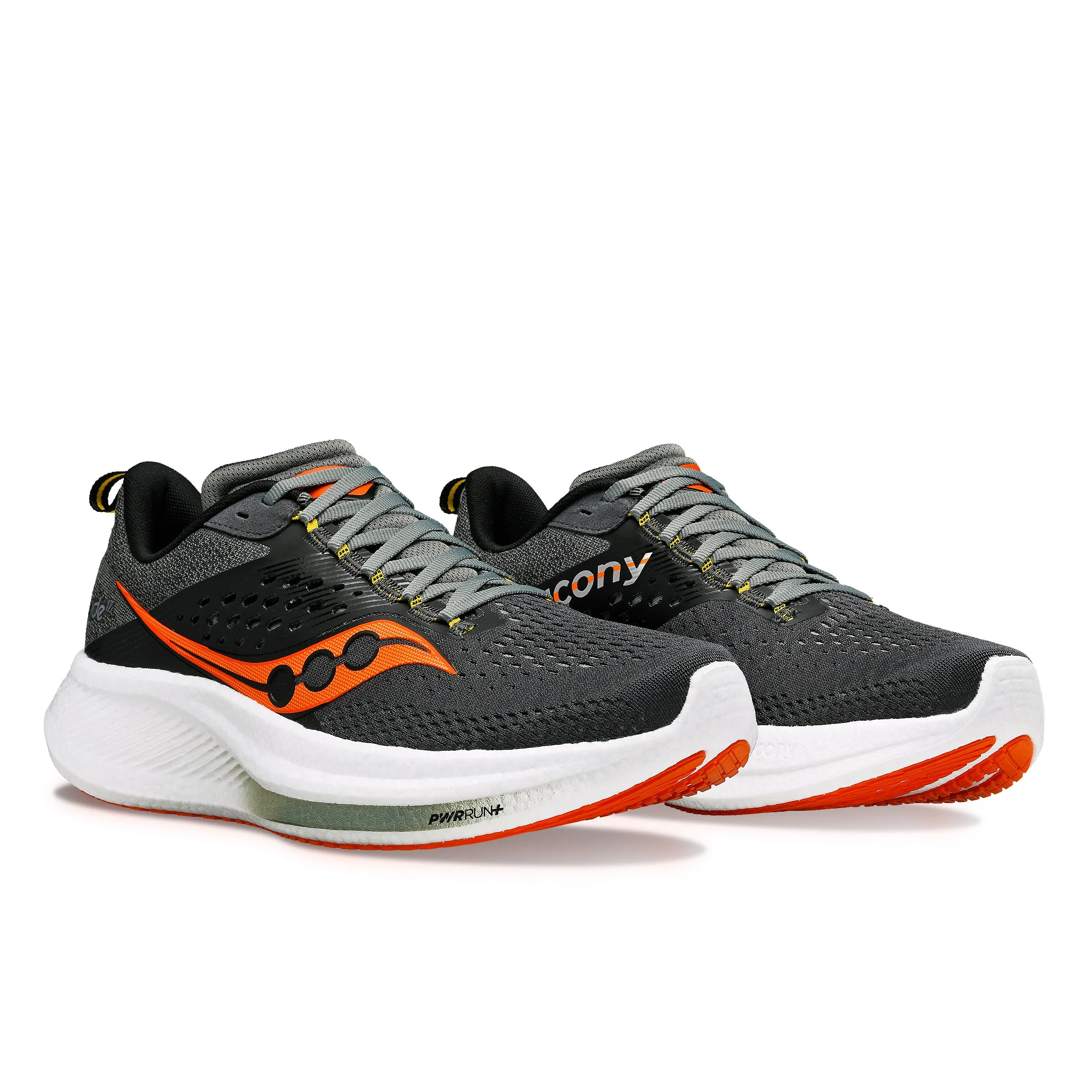 Saucony Ride 17 Wide (Mens) - Shadow/Pepper