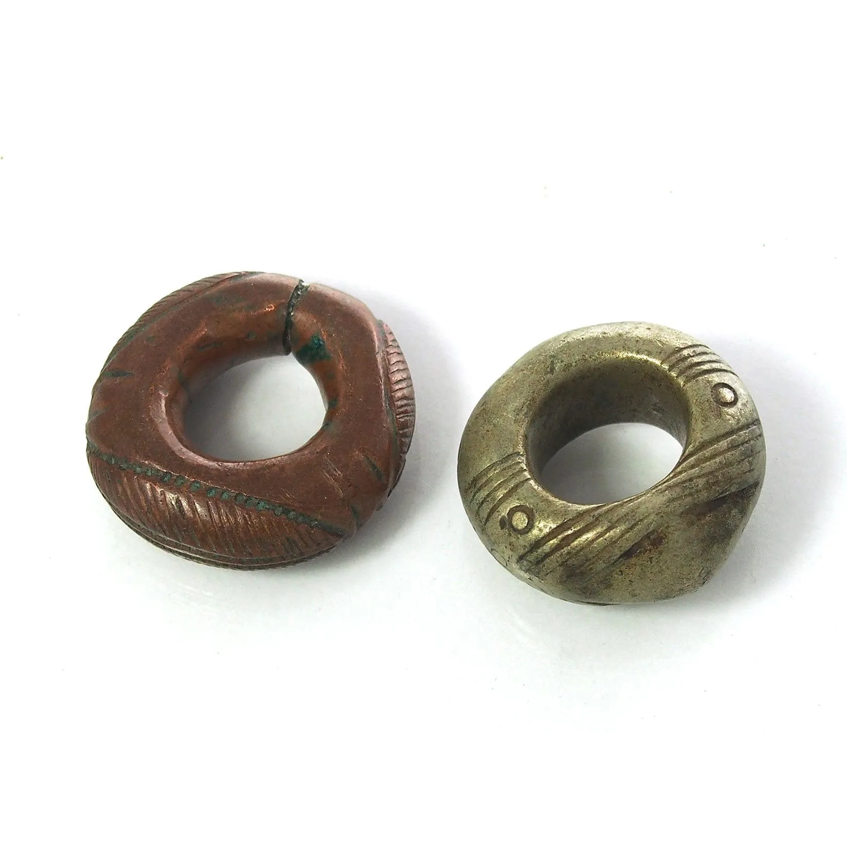 Senufo Prestige Currency 19th Century Ring Set found in Korhogo, Cote d'Ivoire