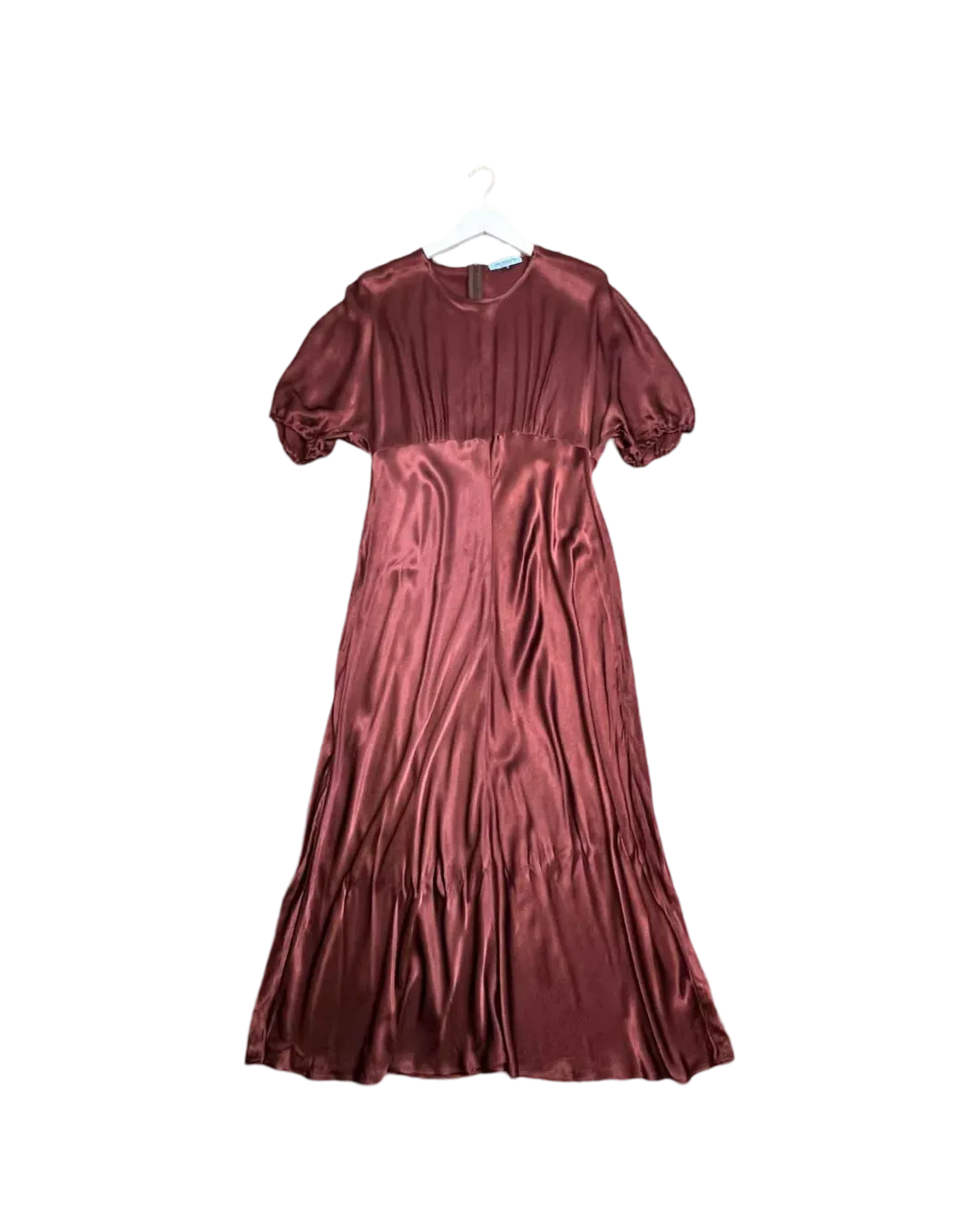 Size 12 - Kate Sylvester Burgundy Aimee Short Sleeve Maxi Dress