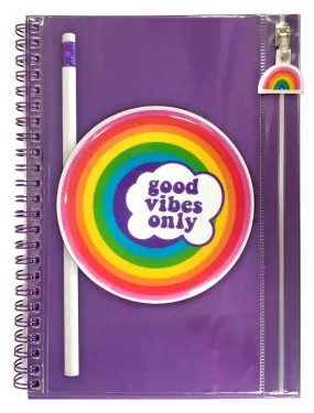 SNIFTY Good Vibes Only Pencil Diario de Bolsillo