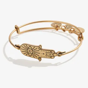 Spiritual Armor Hamsa Inline Charm Bangle