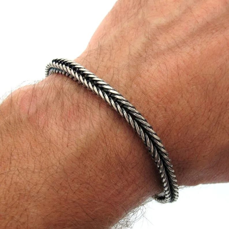 Stainless Steel Chain Bracelet for Men