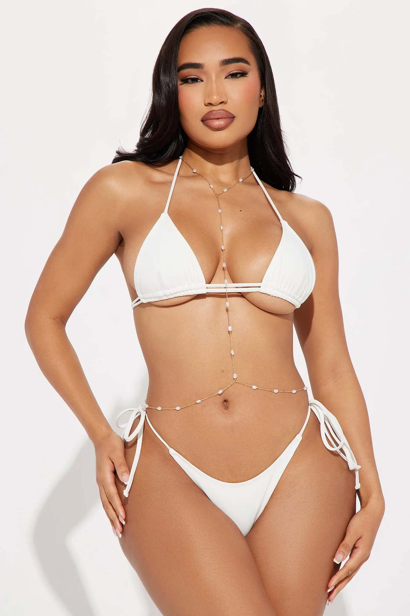 Summers In Barbados Body Chain - Gold/combo