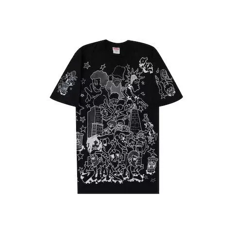 Supreme Downtown Tee Black