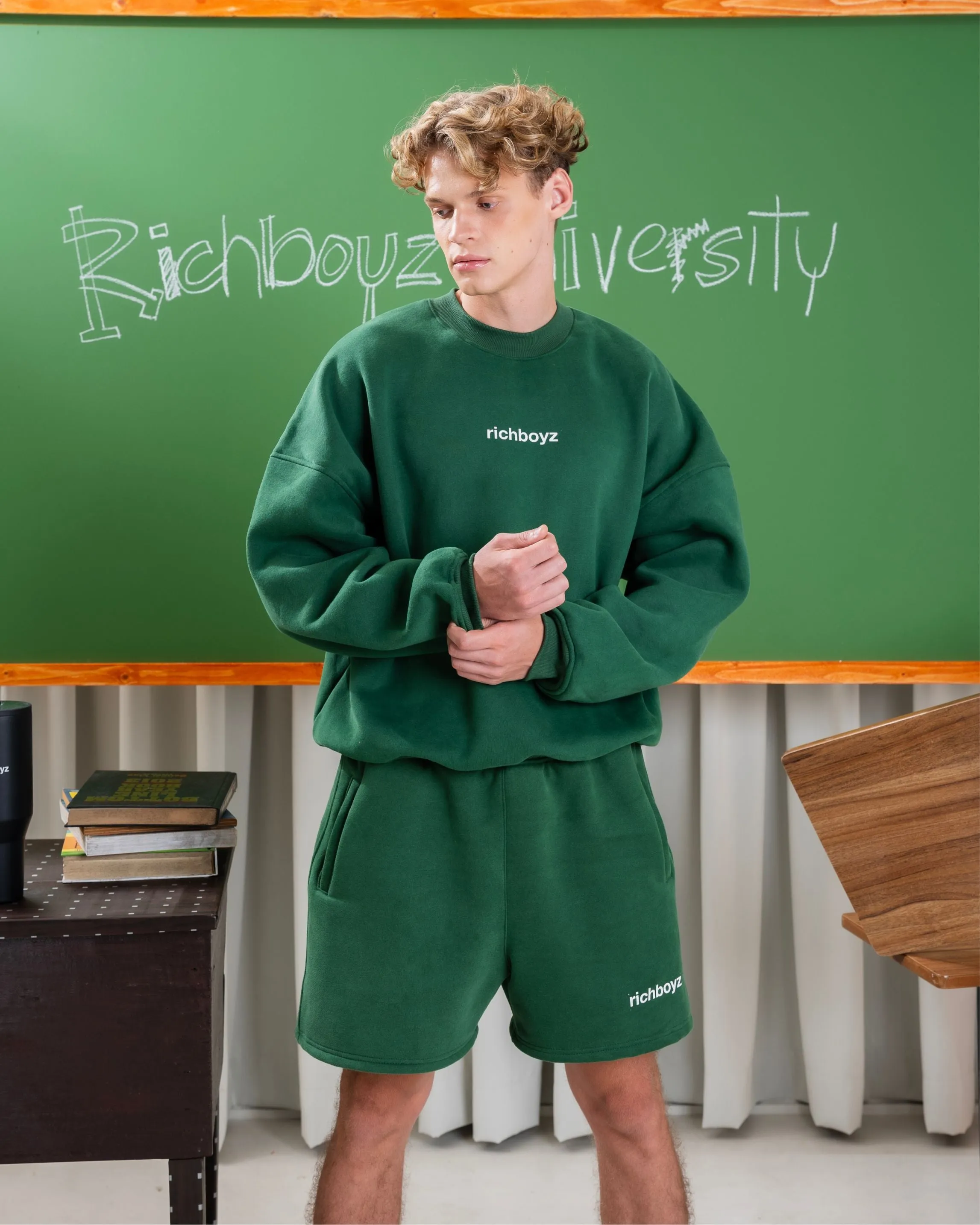 Sweatshirt - Natural Green