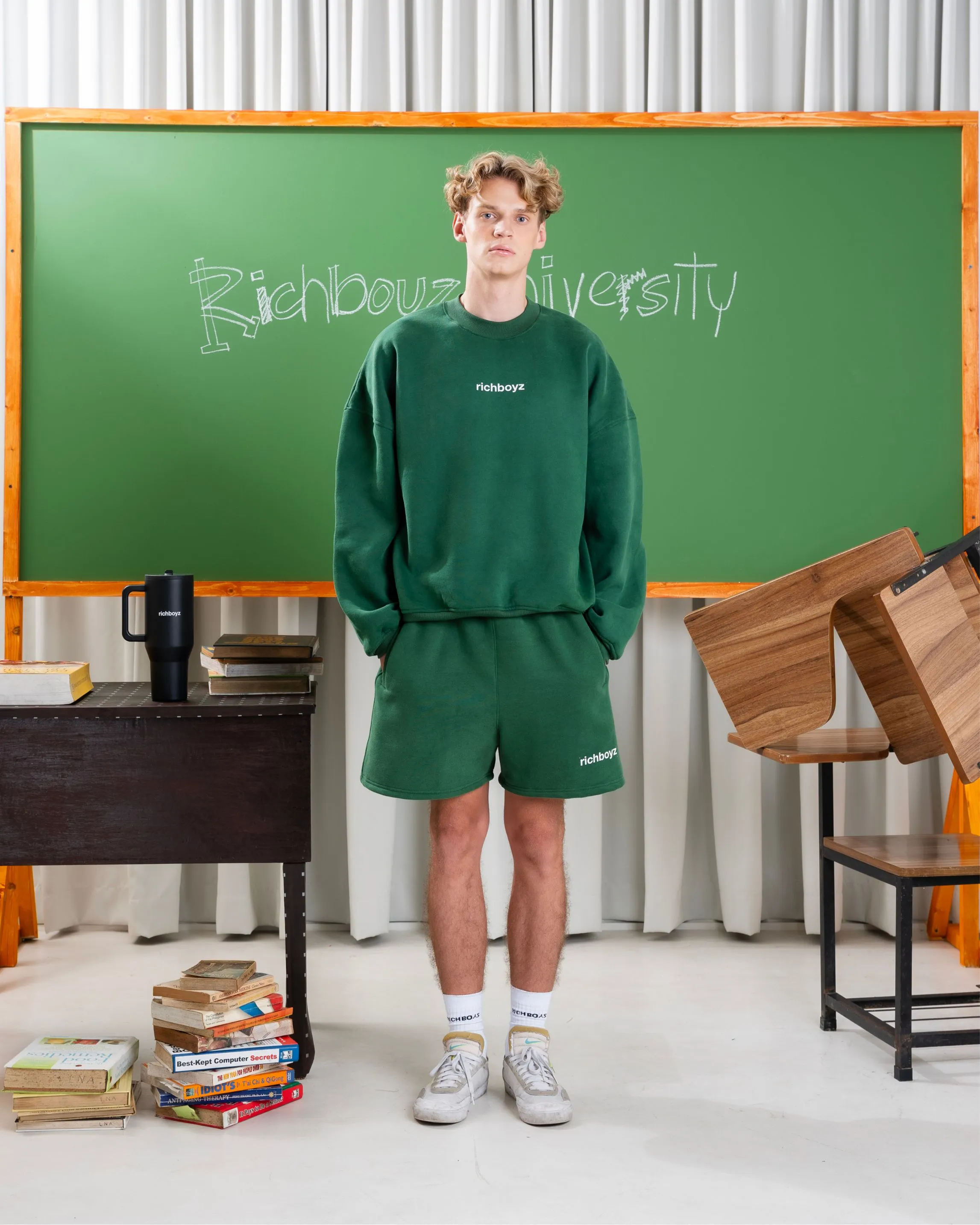 Sweatshirt - Natural Green