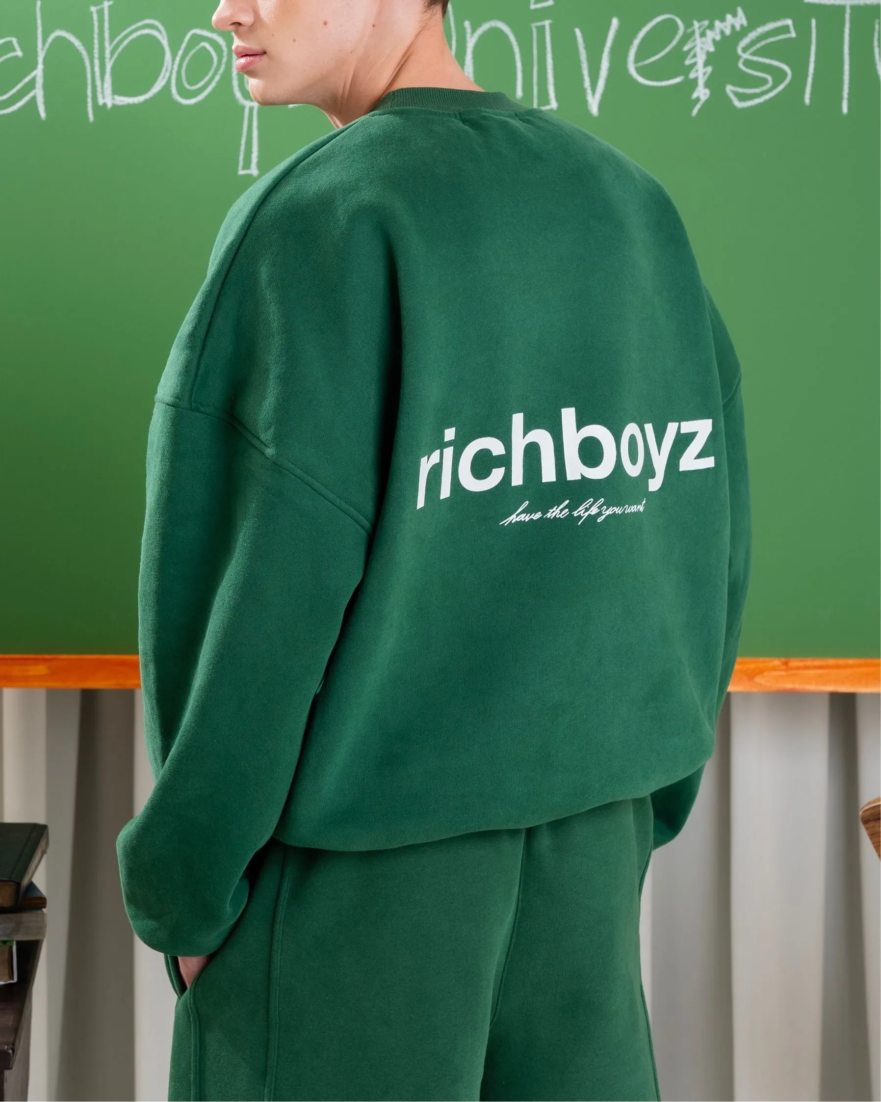 Sweatshirt - Natural Green