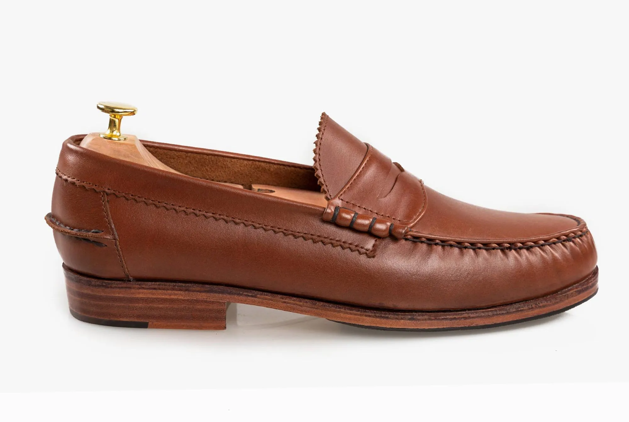 The Grand Penny Loafers - Chestnut Brown