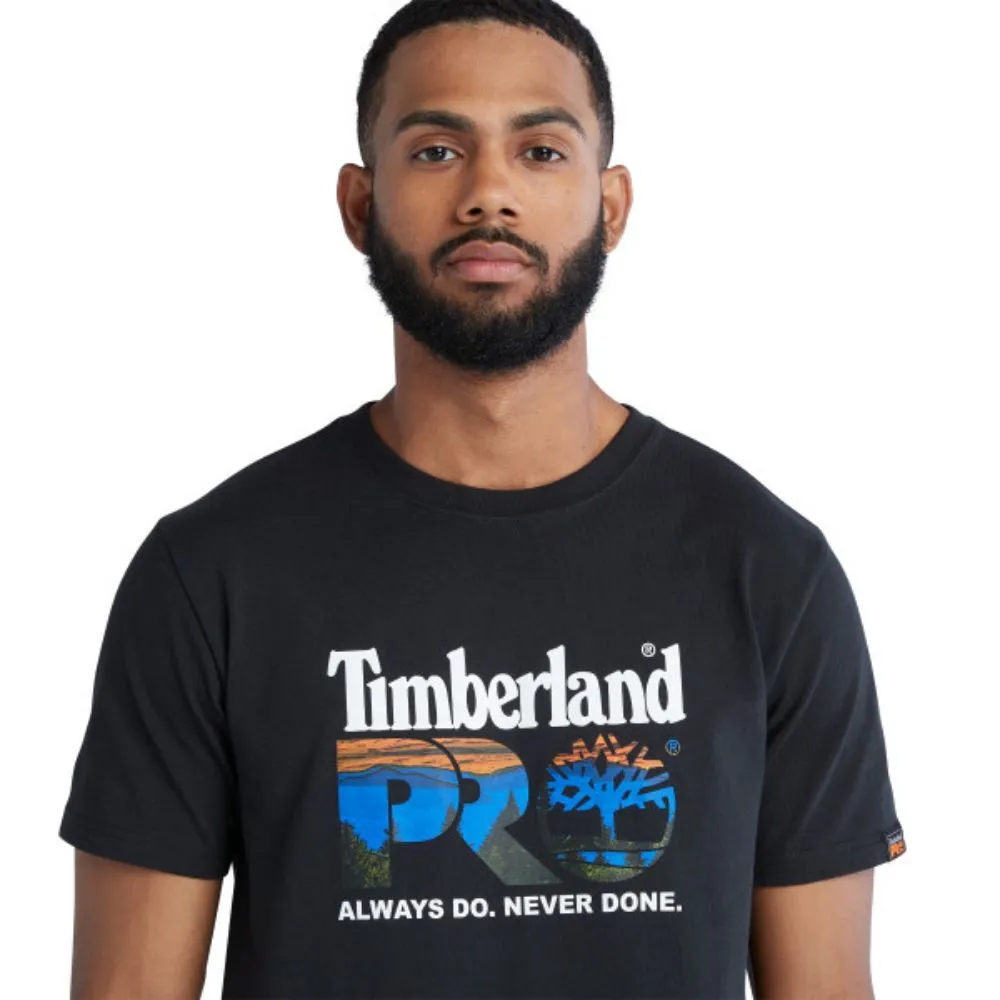 Timberland PRO Men's Short-Sleeve Graphic Work T-Shirt - Black