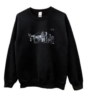 Tokyo Black Graphic Unisex Crewneck Sweatshirt