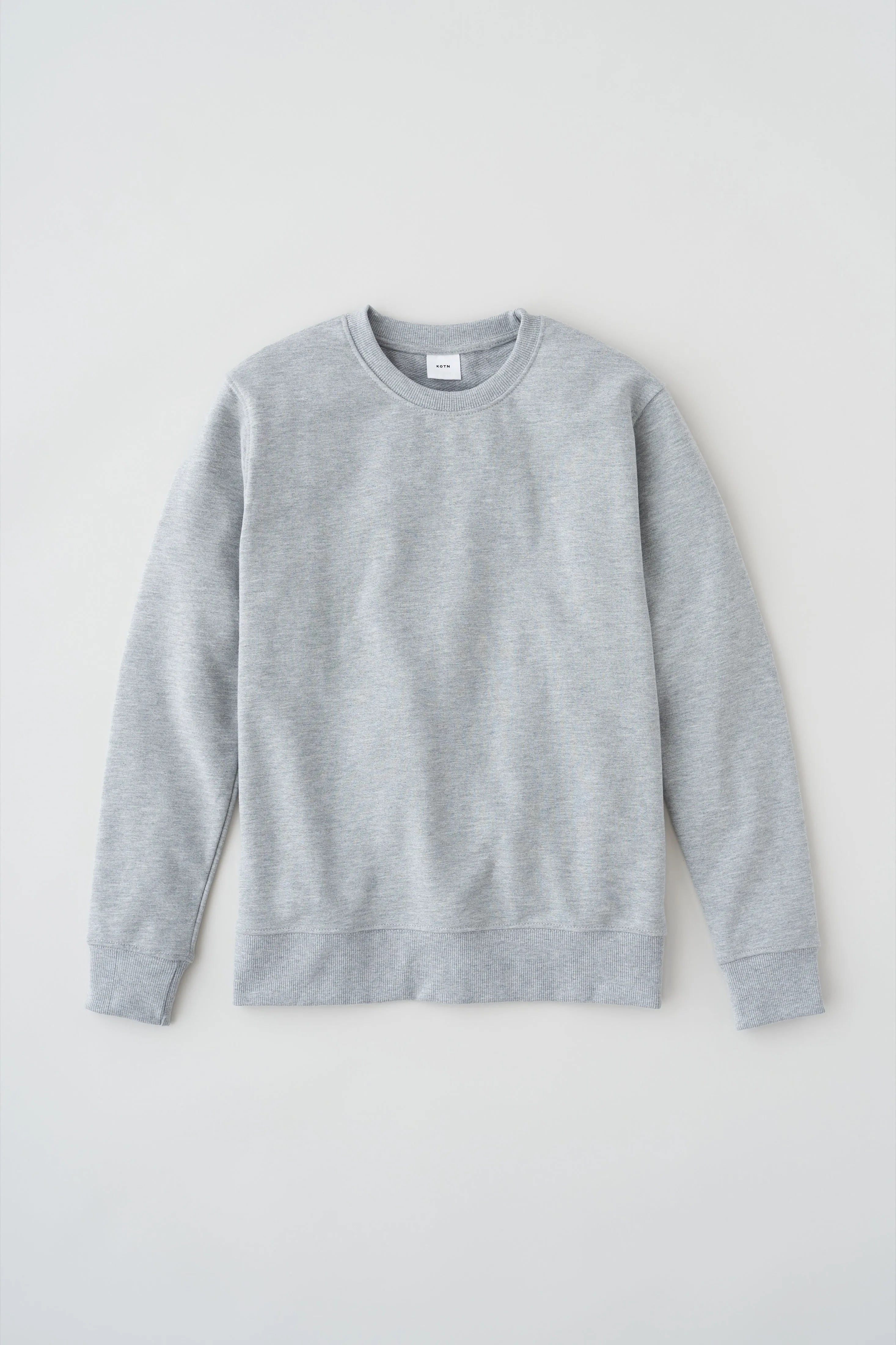 Unisex French Terry Sweatshirt in Heather Grey