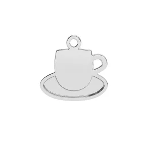 Vanessa's Coffee Cup Charm | Sterling Silver