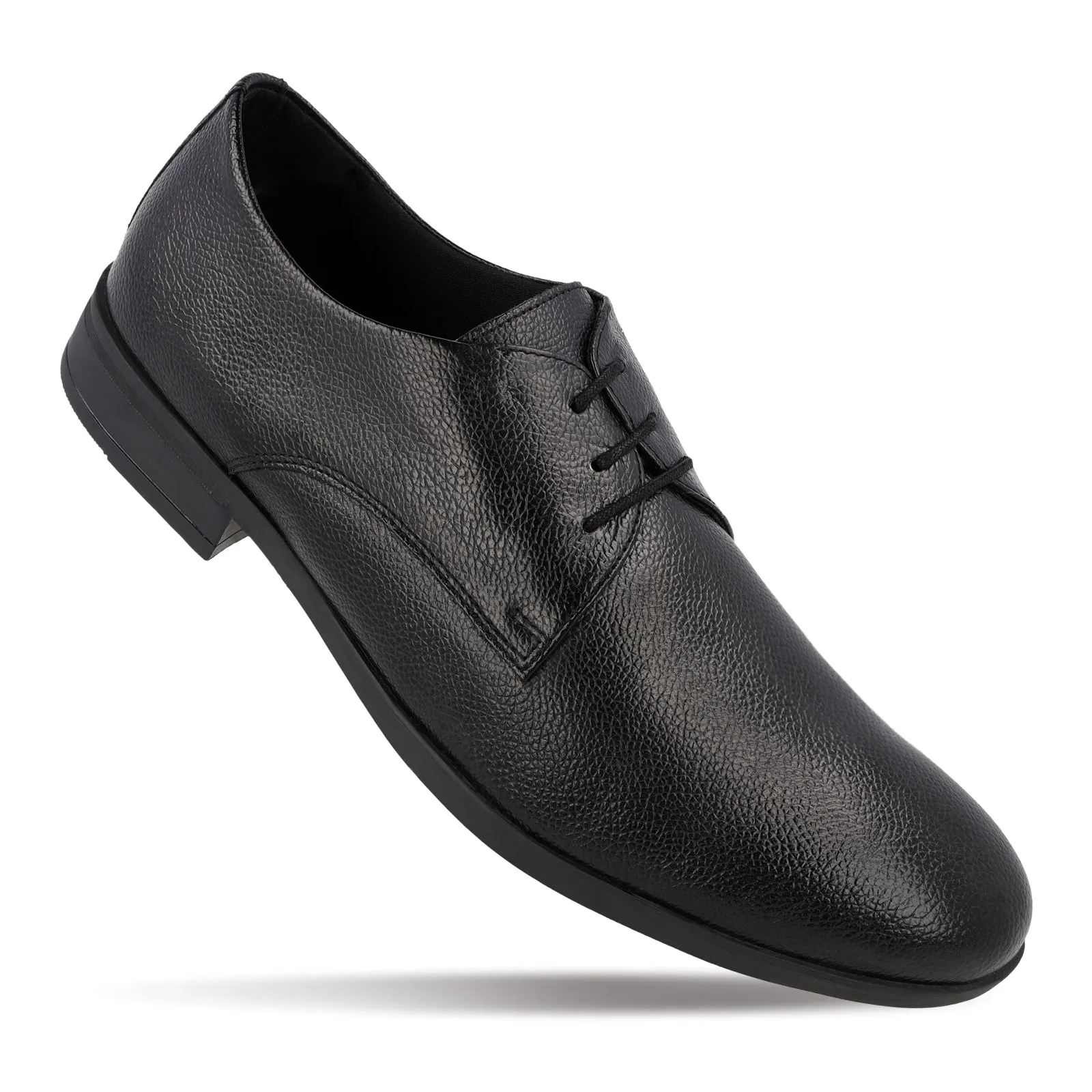 Walkaroo Leather Men formals Shoes - WF6051 Black