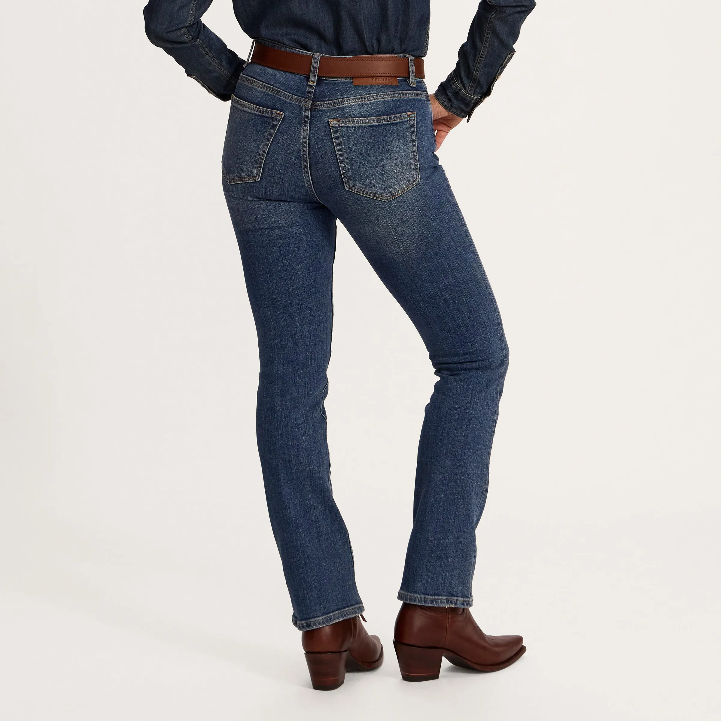 Women's High-Rise Straight Jeans