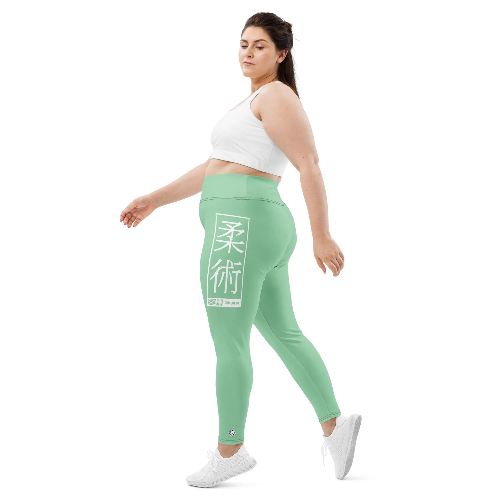 Women's Plus Size Yoga Pants Workout Leggings For Jiu Jitsu 010 - Vista Blue