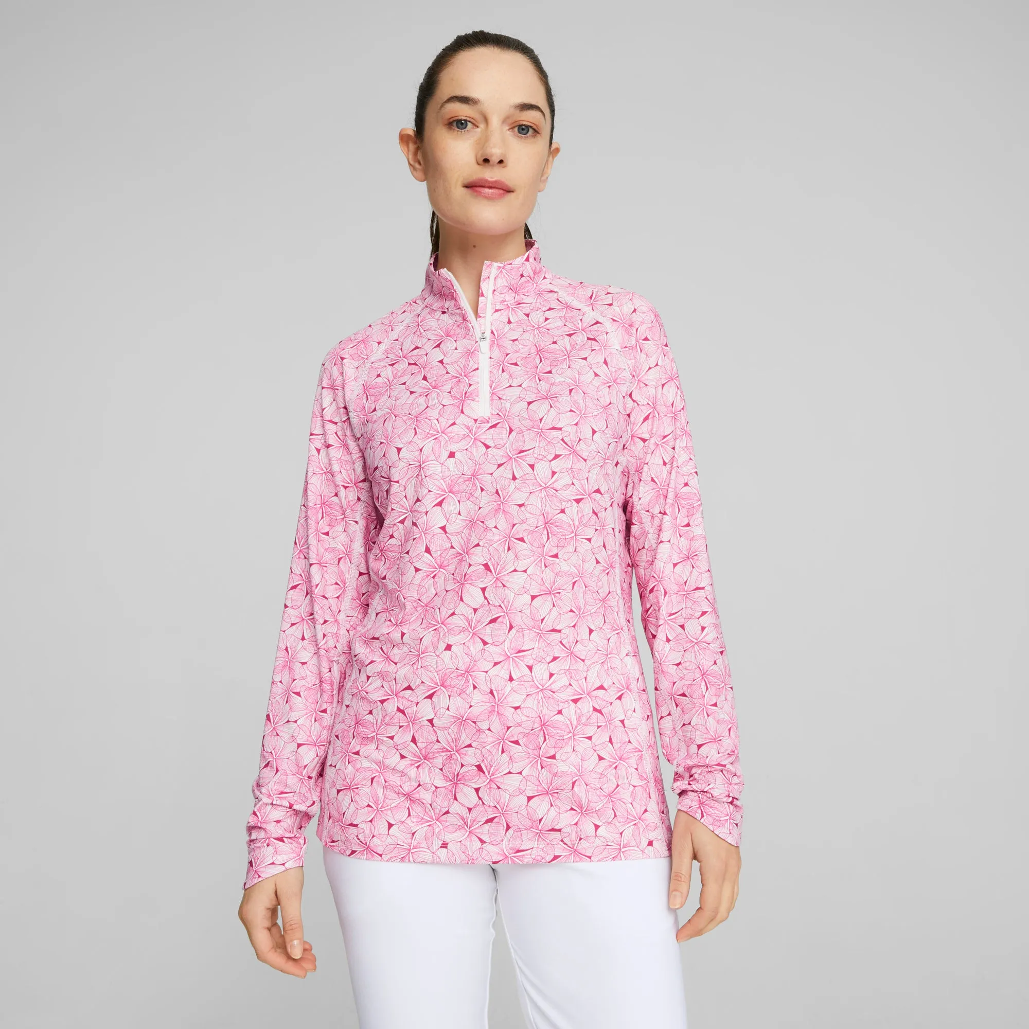 Women's YouV Plumeria Golf 1/4 Zip