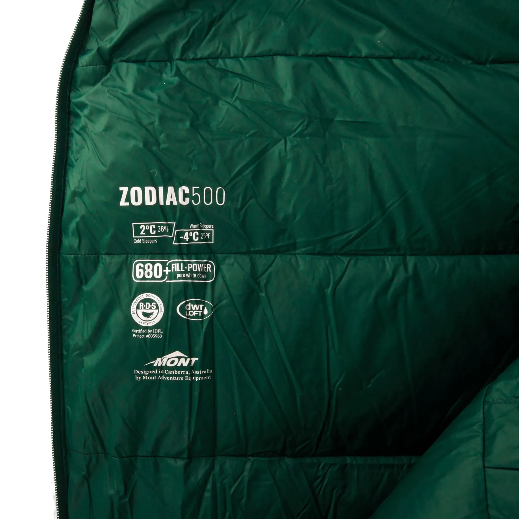 Zodiac 500 -4°C Down Sleeping Bag